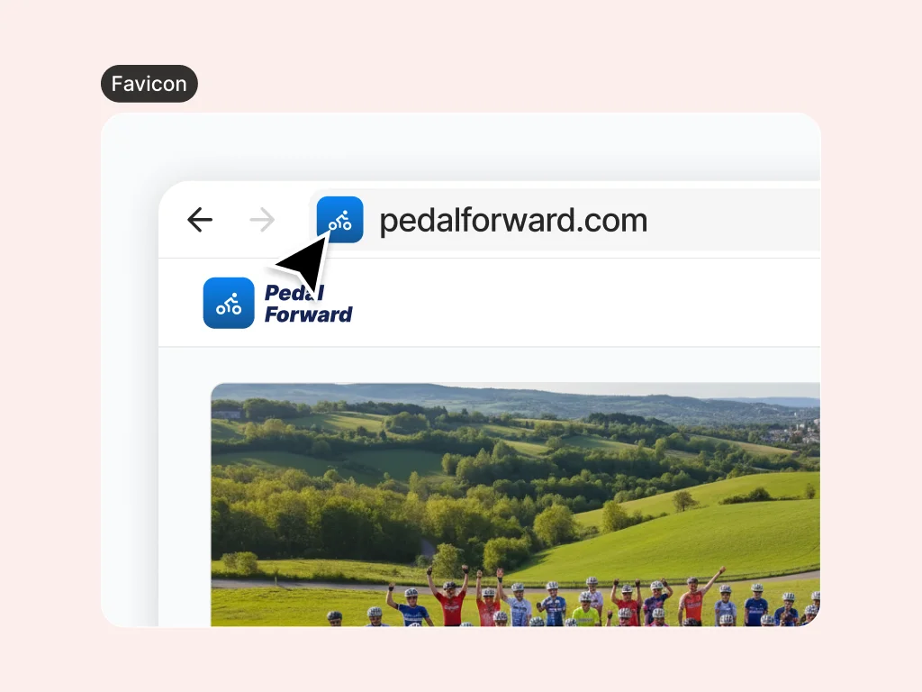 Setting a business platform favicon with Zoe